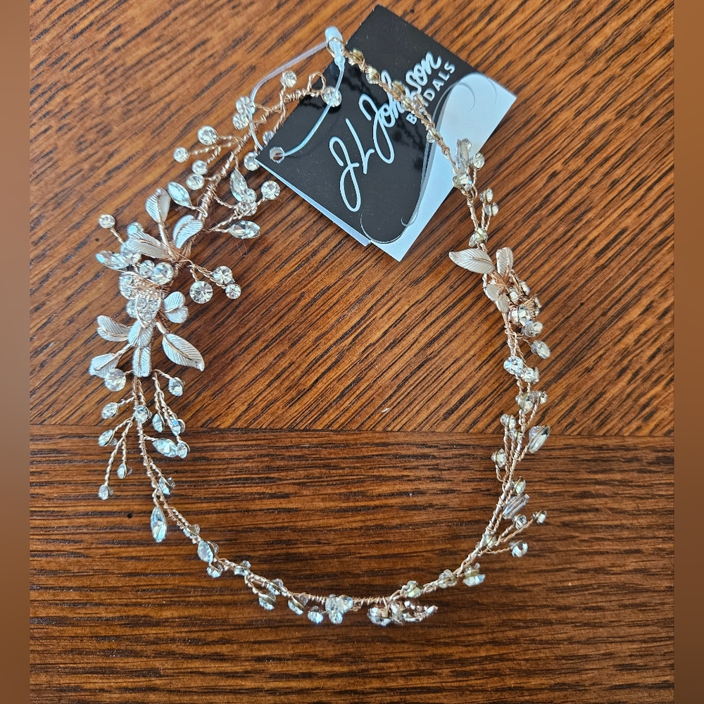 Rose Gold Bridal Headband
